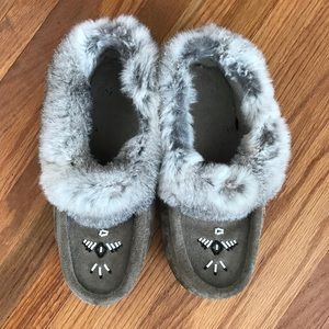 Laurentian cheif Canada moccasins.